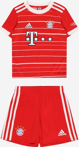 ADIDAS PERFORMANCE Tepláková souprava 'Fc Bayern 22/23 Home Mini Kit' – červená: přední strana