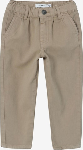 Pantalon NAME IT en beige : devant