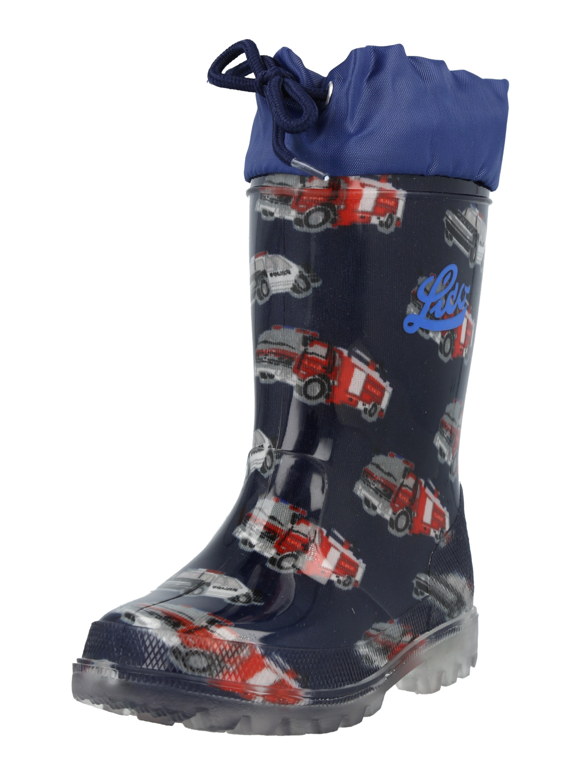 LICO Rubber Boots in Blue: front