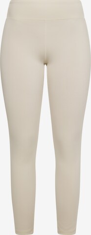 faina Athlsr Skinny Workout Pants in Beige: front