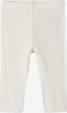 NAME IT - Leggings 'WANG' em branco: frente