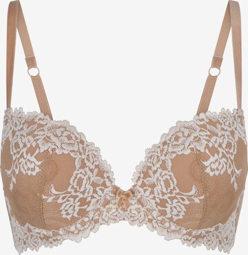 LingaDore Push-up BH in Beige: voorkant