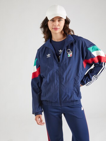 ADIDAS ORIGINALS Between-Season Jacket 'Italy Figc OG' in Blue: front