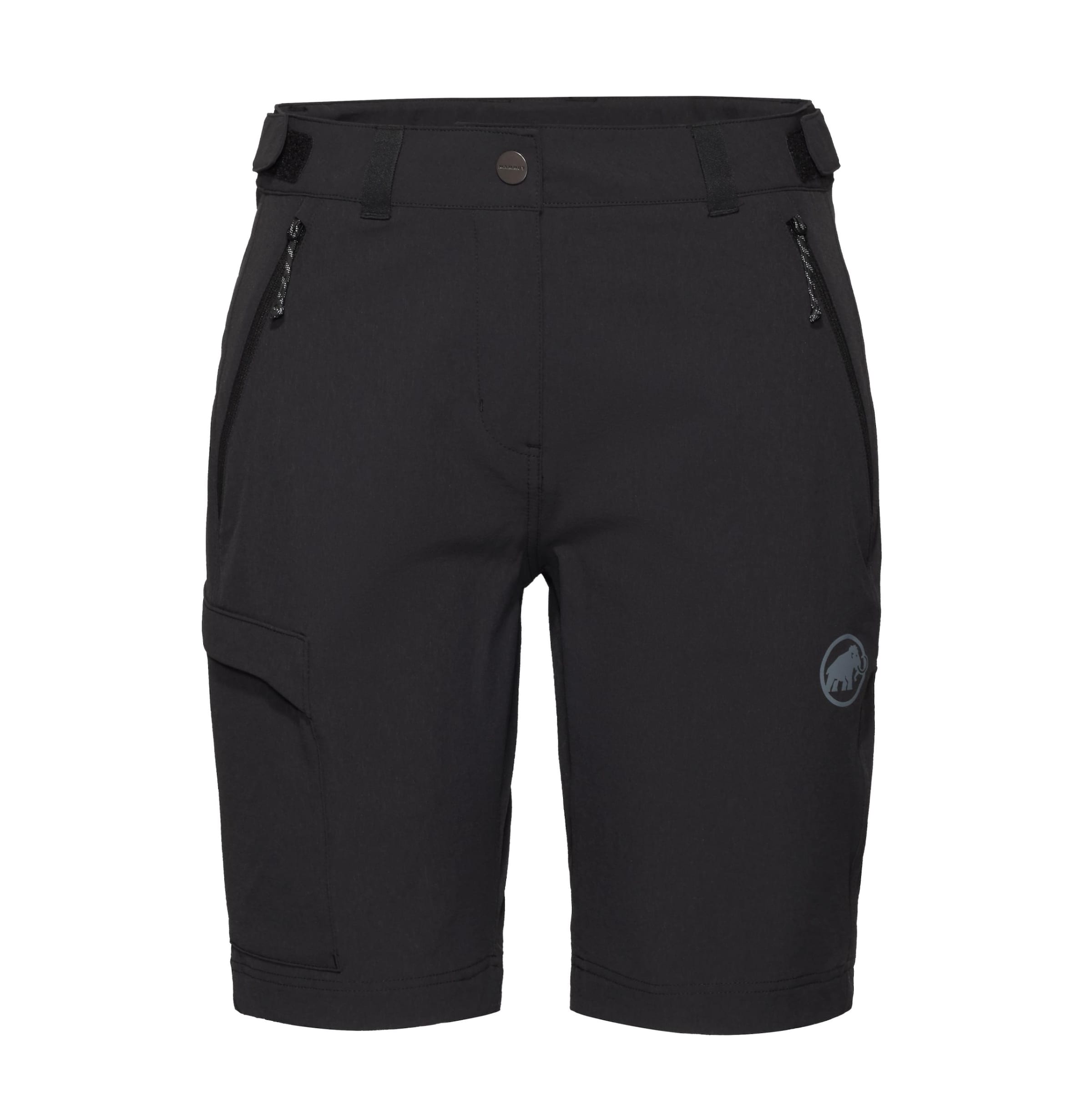 MAMMUT Slimfit Sporthose 'Runbold IV Shorts' in Schwarz: Vorderseite