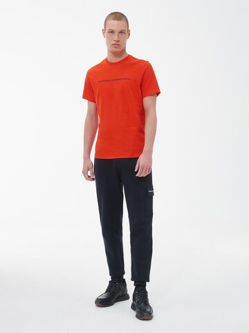 T-Shirt Barbour International en orange