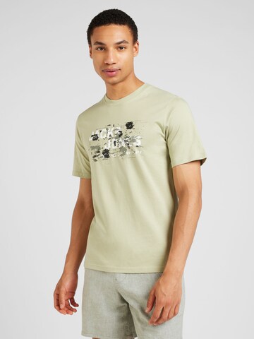 JACK & JONES Футболка 'JCOOUTDOOR' в Зеленый: спереди