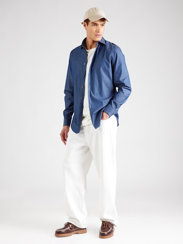 Calvin Klein Regular fit Риза в синьо