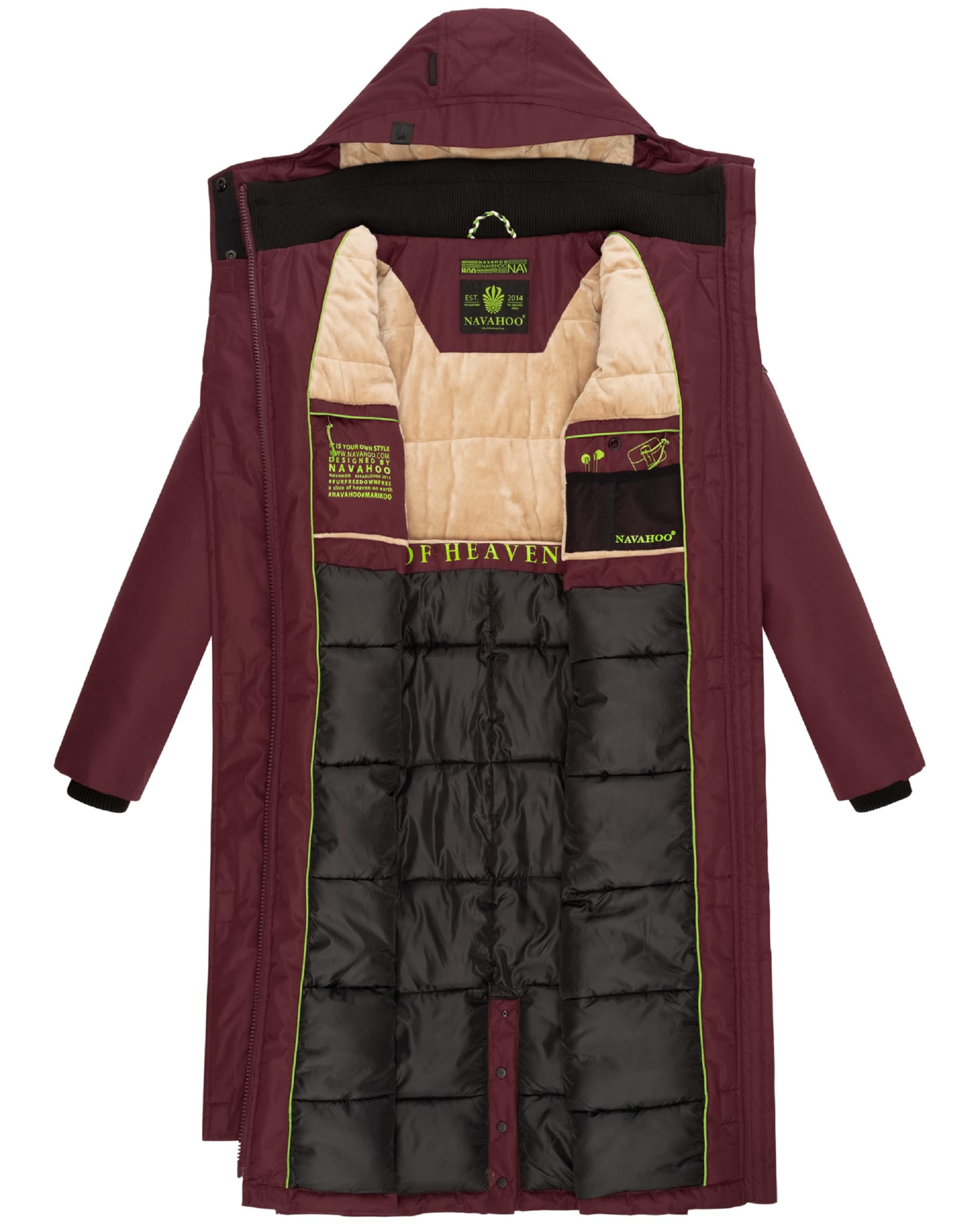 NAVAHOO Zimný kabát 'Hokulanii' - Červená