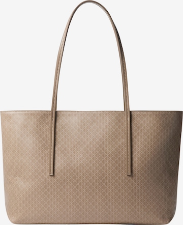 Calvin Klein "Чанта тип ""Shopper""" в сиво: отпред