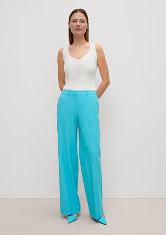 Wide Leg Pantalon COMMA en bleu