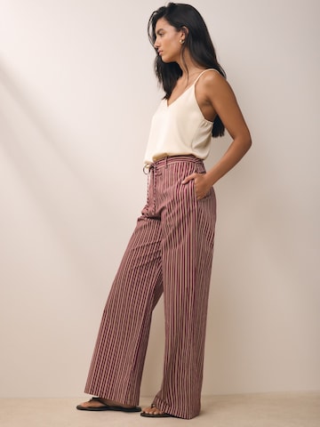 Wide Leg Pantalon Bhoem en rouge
