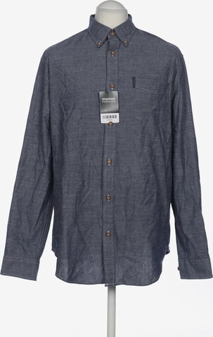 Ben Sherman Button Up Shirt in XL in Blue: front