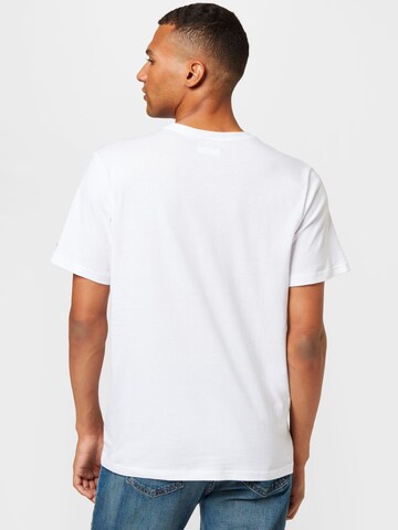 Coupe regular T-Shirt fonctionnel 'M Rapid Ridge™' COLUMBIA en blanc