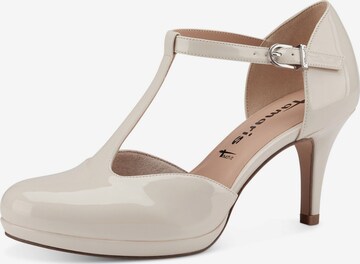 TAMARIS Slingpumps i beige: forside