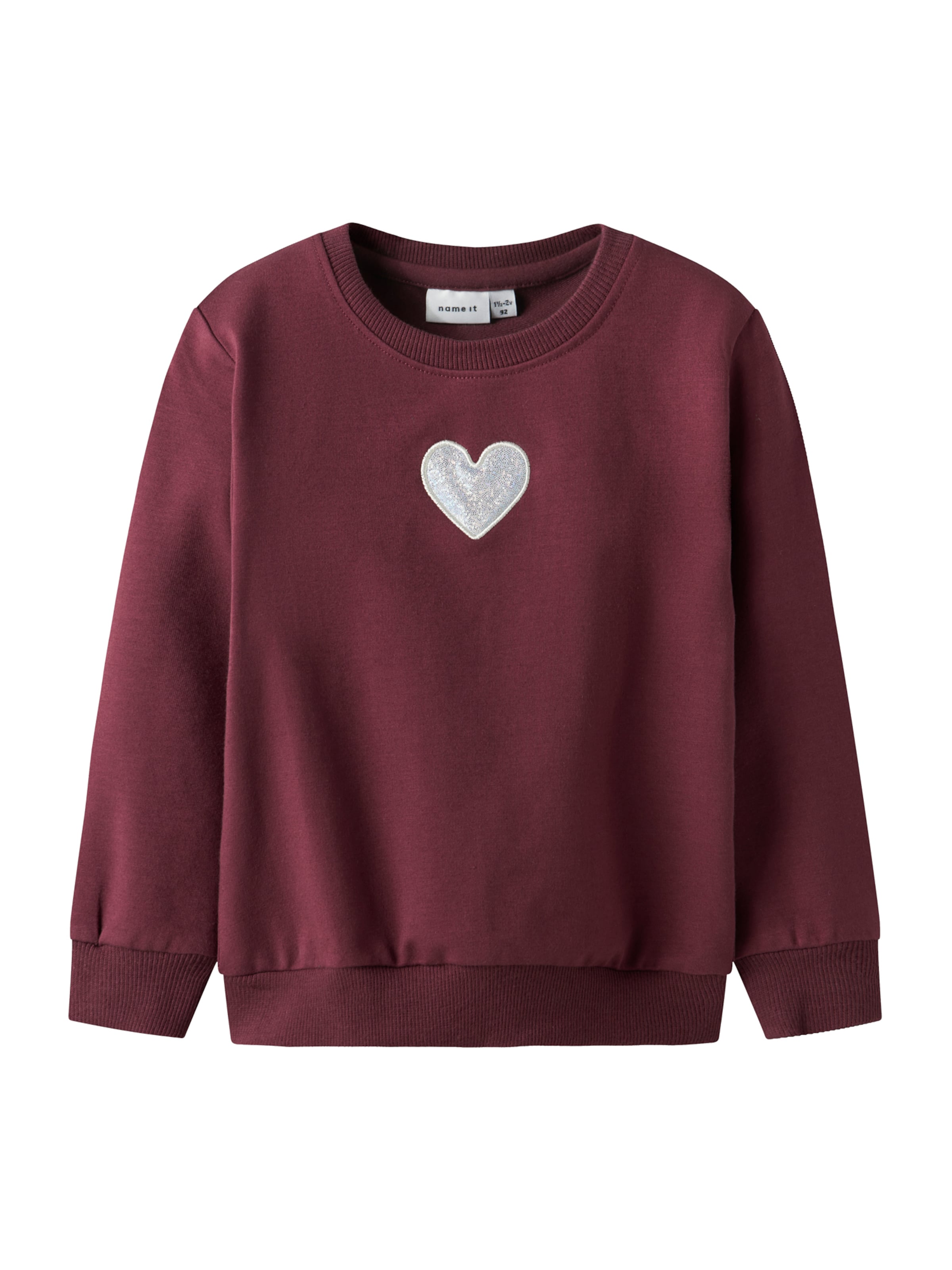 Felpa &#x27;NMFSakkina&#x27; di NAME IT in rosso: frontale