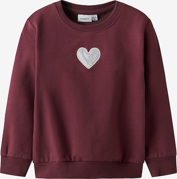 sarkans NAME IT Sportisks džemperis 'NMFSAKKINA': no priekšpuses