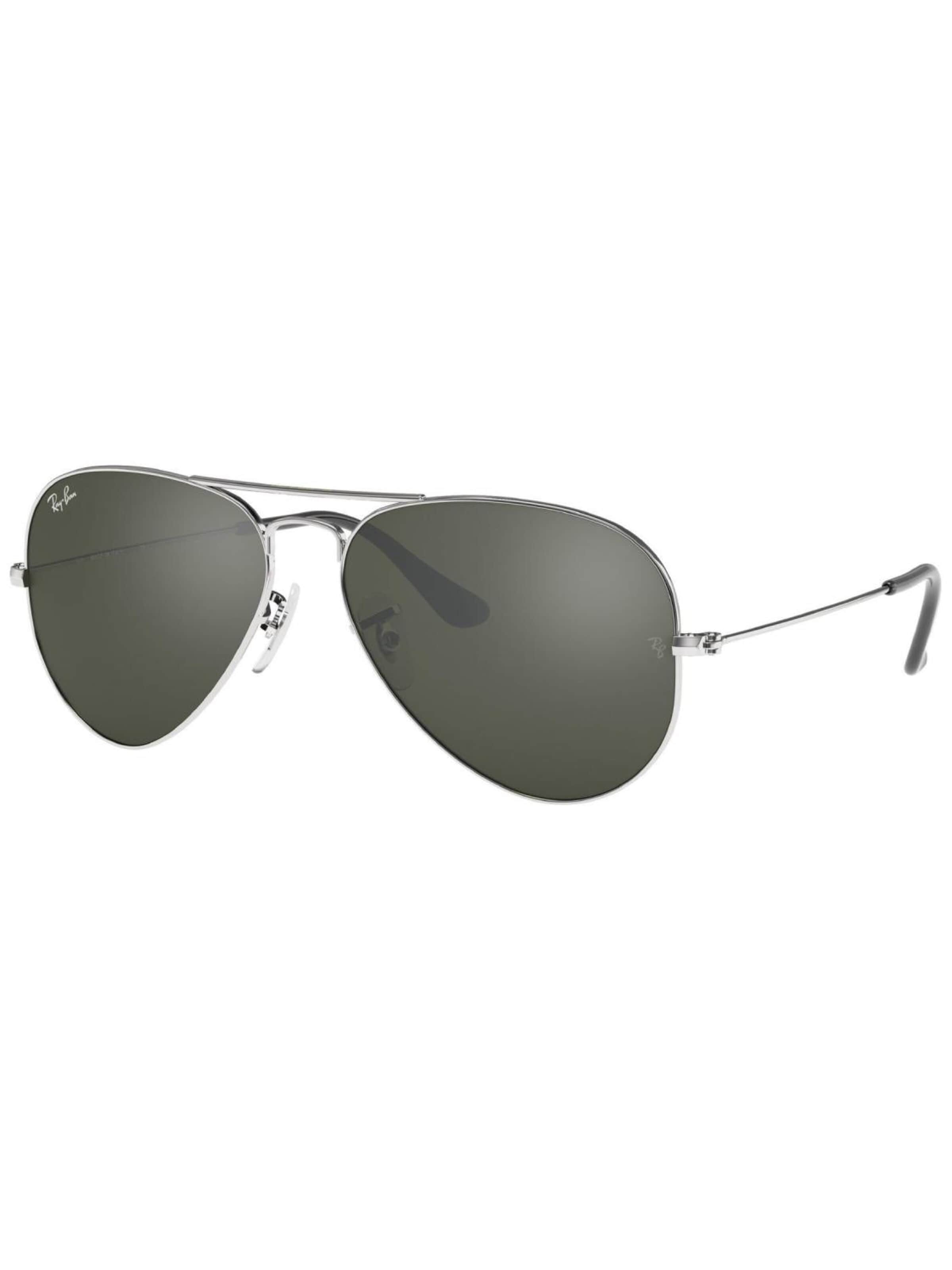 Ray-Ban Zonnebril 'Aviator RB3025' in Groen: voorkant
