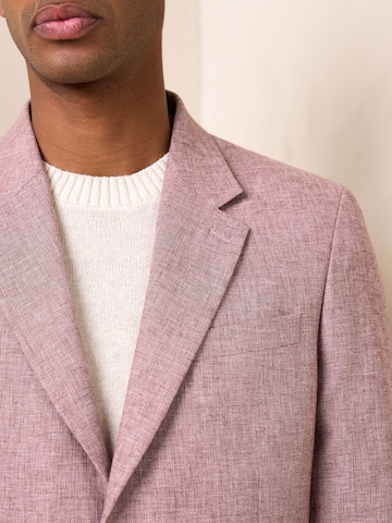 Coupe slim Veste de costume Next en rose
