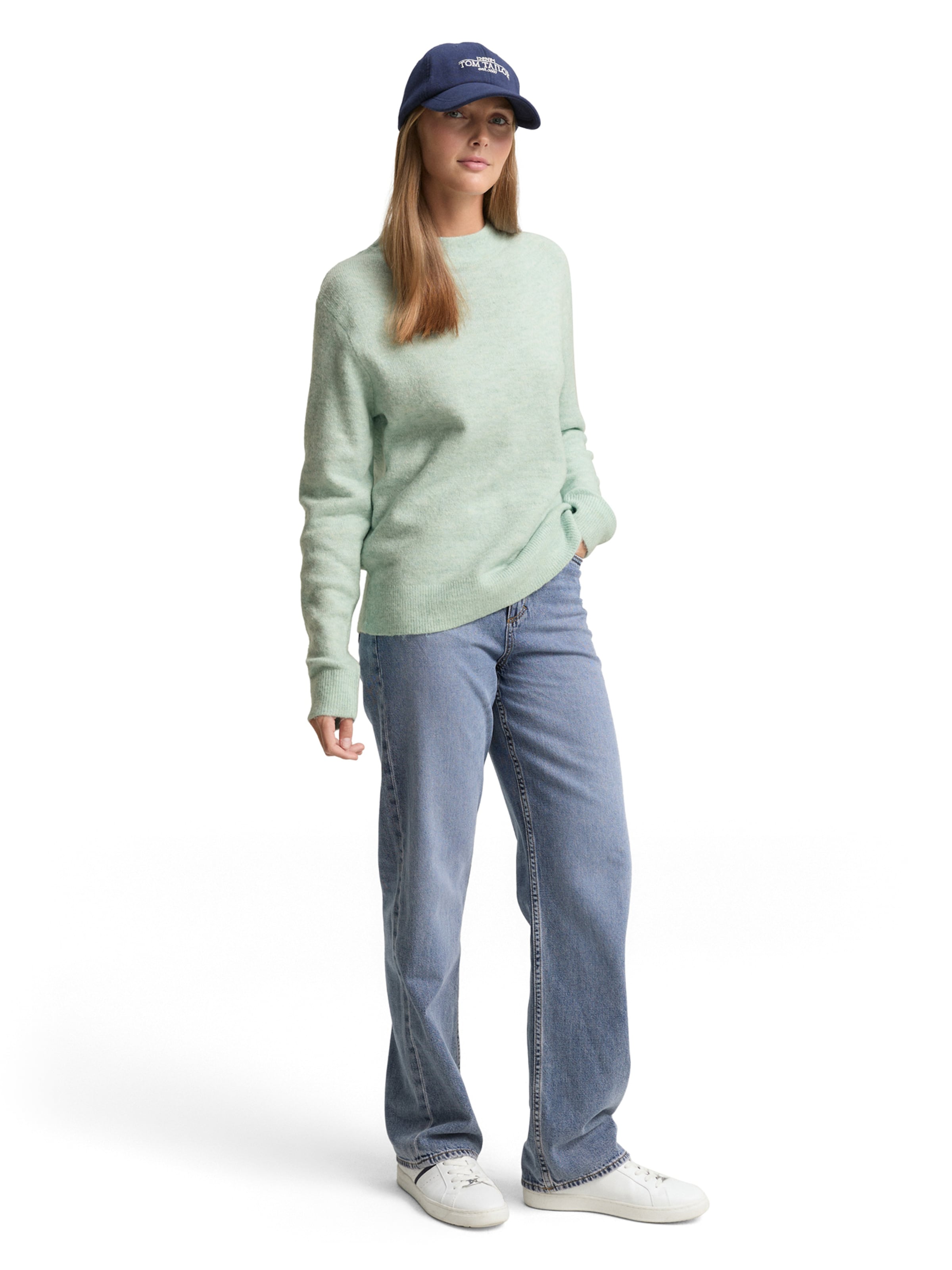 TOM TAILOR DENIM Sweater in Blue