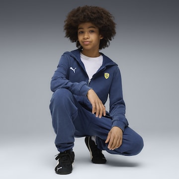 PUMA Sportief sweatvest 'Scuderia Ferrari' in Blauw