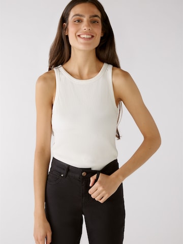 OUI Top 'FILIZ' in White: front