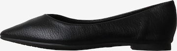 Super Mode Ballet Flats in Black: front