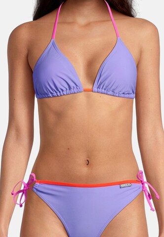 BECO the world of aquasports Triangel Bikini 'Colour Block' in Lila