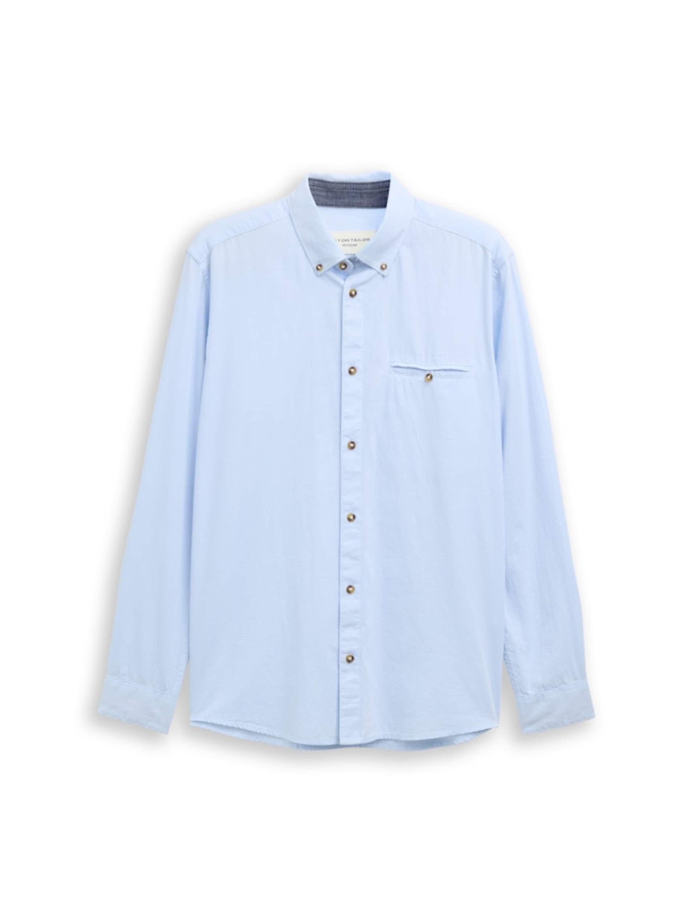 zils TOM TAILOR Standarta piegriezums Krekls: no priekšpuses