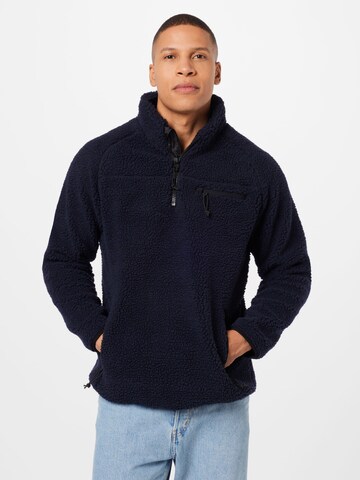 Pull-over Brandit en bleu : devant