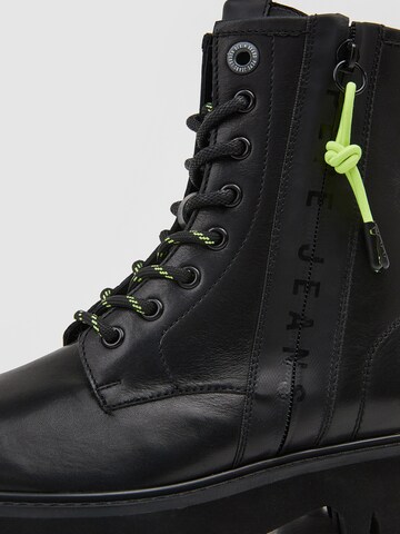 Pepe Jeans Lace-Up Boots in Black