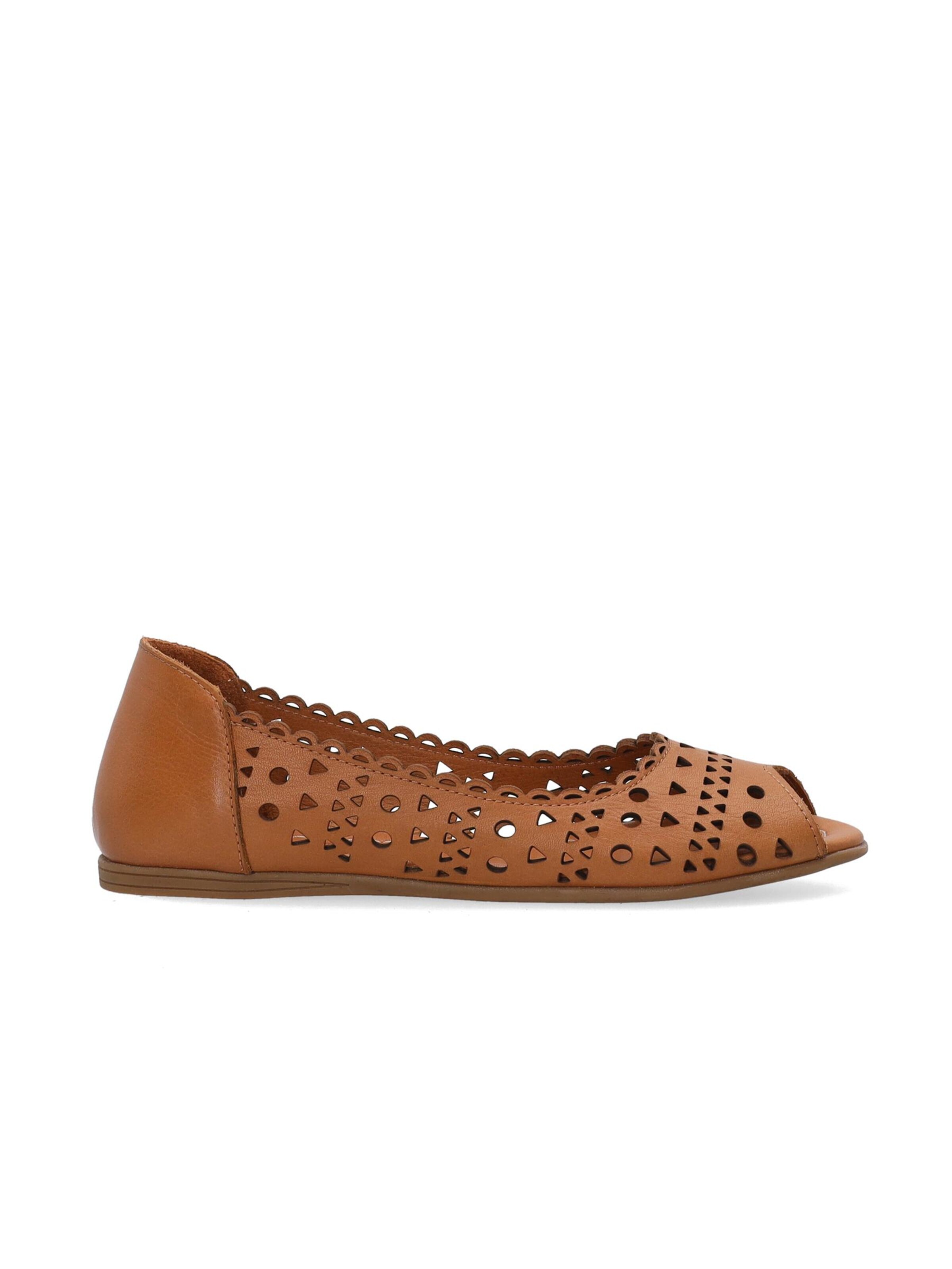 VENEZIA Ballet Flats in Brown