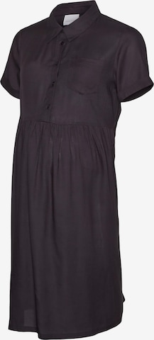 Robe-chemise 'Melani Lia' MAMALICIOUS en marron : devant