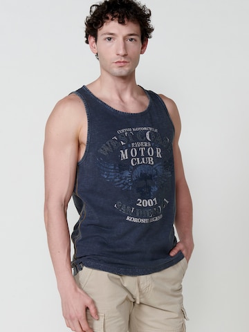 KOROSHI Top in Blau