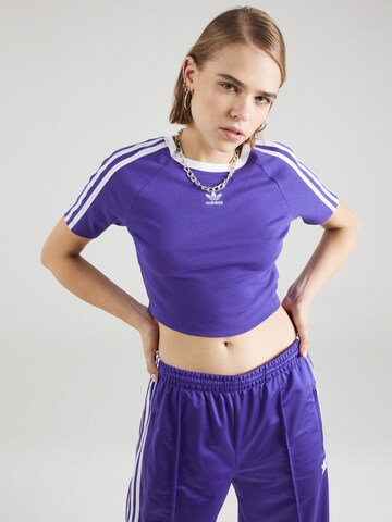 T-shirt ADIDAS ORIGINALS en bleu : devant