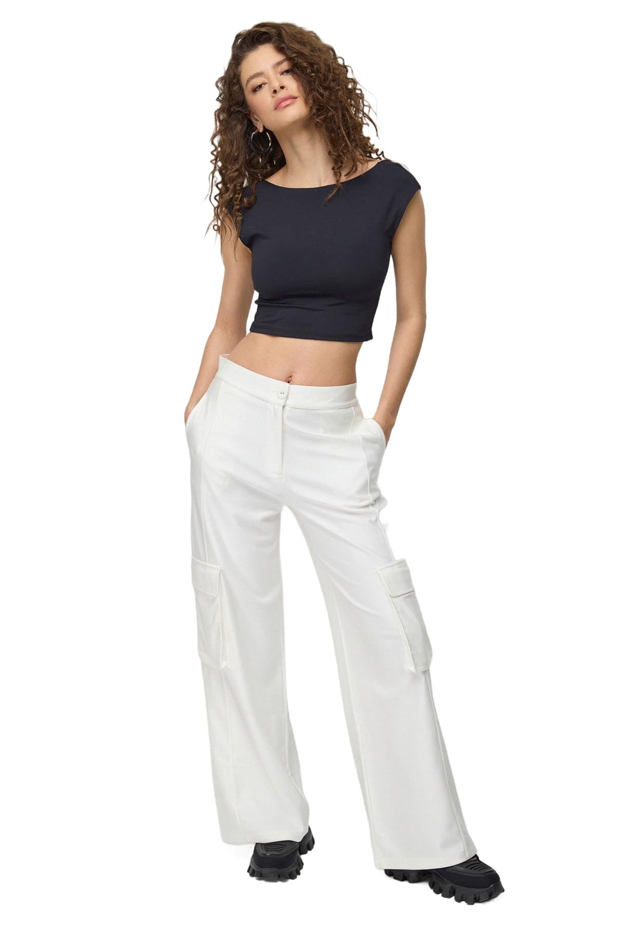 No Matter What Top in Schwarz