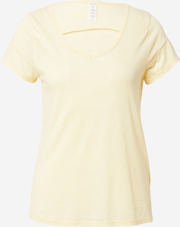 T-shirt fonctionnel 'VIVION' Marika en jaune : devant