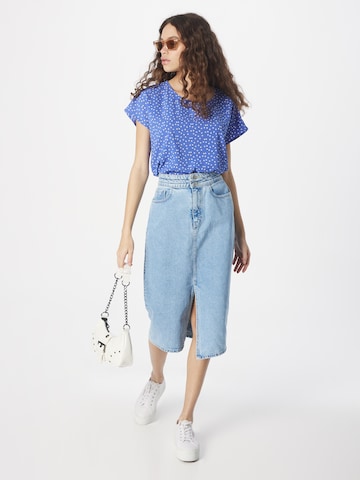 JDY Bluse 'PIPER' in Blau