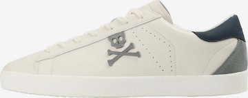 Scalpers Matalavartiset tennarit 'Henry' värissä valkoinen: etupuoli