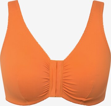 Ulla Popken Regular Bra in Orange: front