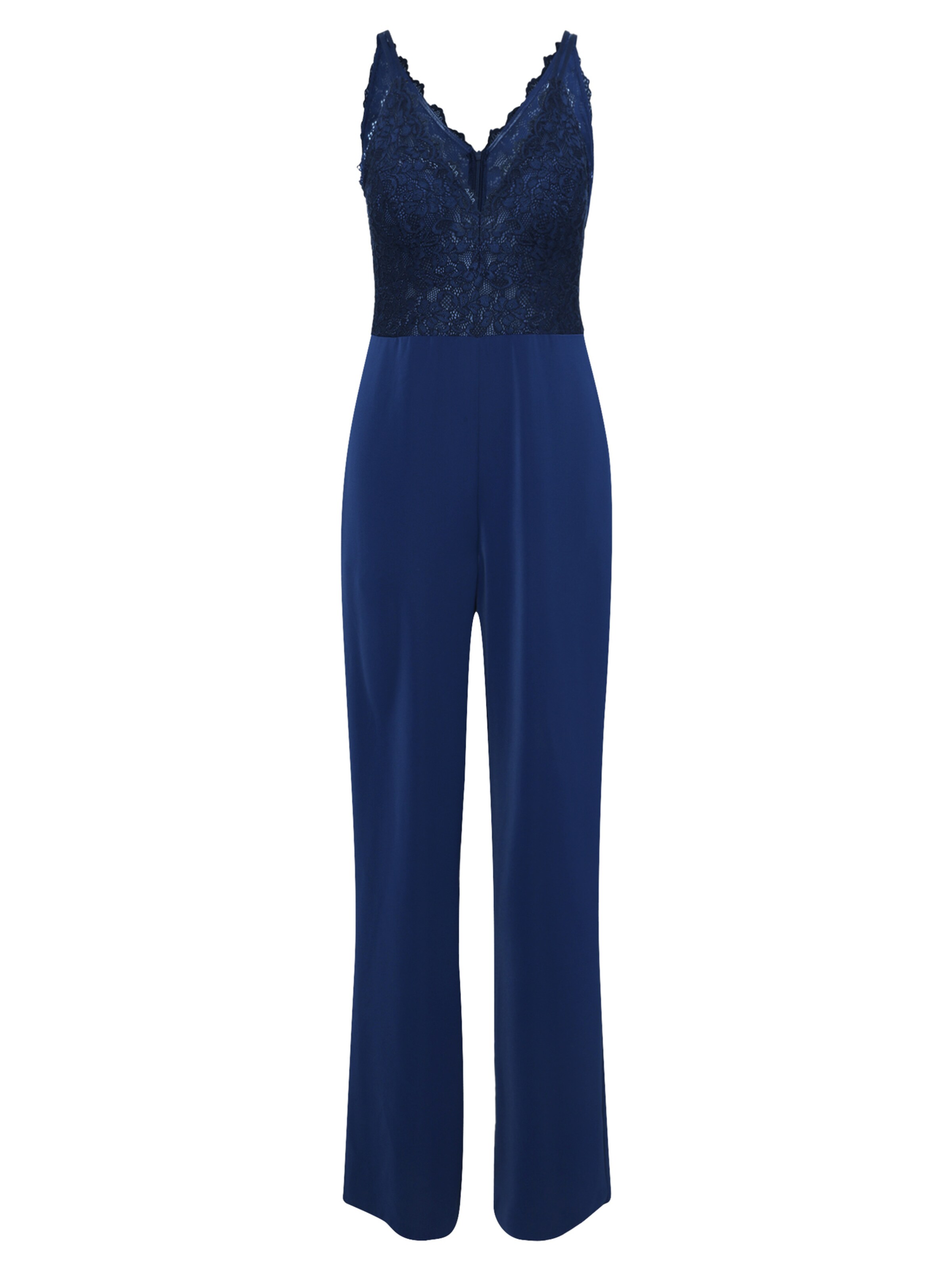 Vera Mont Jumpsuit in Blauw: voorkant