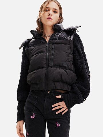 Desigual Зимняя куртка в Черный: спереди