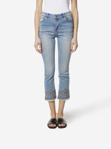 KOROSHI Regular Jeans i blå: framsida