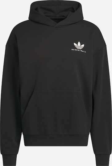 Megztinis be užsegimo 'Adi Sport Design Athlete GFX' iš ADIDAS ORIGINALS, spalva – juoda / balta, Prekių apžvalga