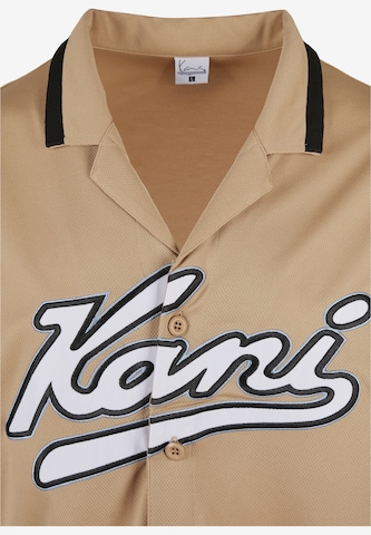 Karl Kani Regular fit Button Up Shirt in Beige