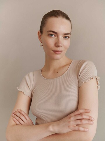 T-shirt 'Balta' rosemunde en marron : devant