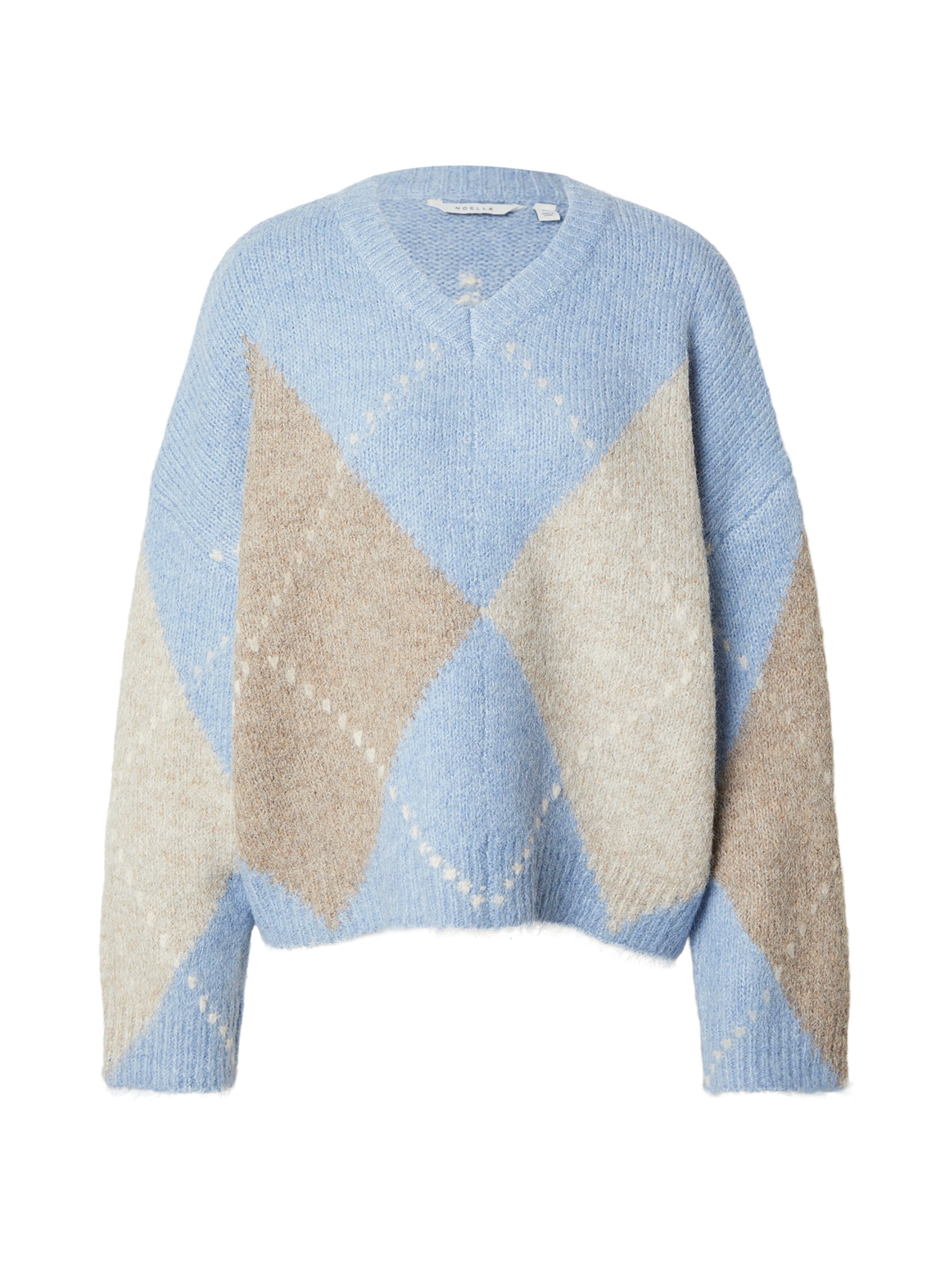 Noella Maxi svetr 'Lai' – modrá: přední strana