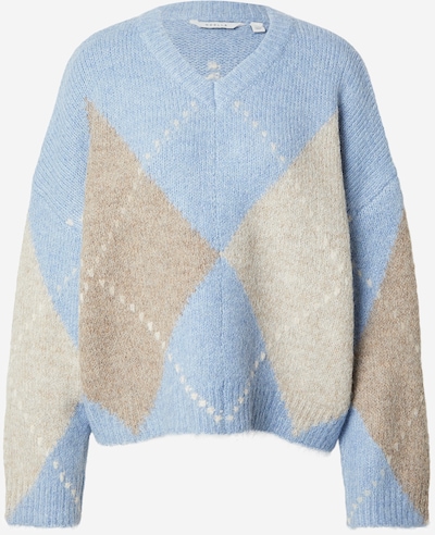 Laisvas megztinis 'Lai' iš Noella, spalva – kremo / glaisto spalva / dangaus žydra / balkšva, Prekių apžvalga