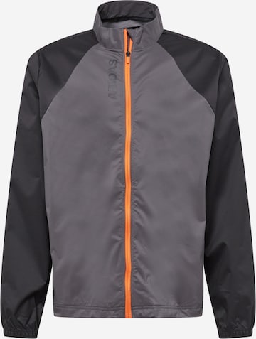 ADIDAS GOLF Athletic Jacket 'PROV' in Black: front