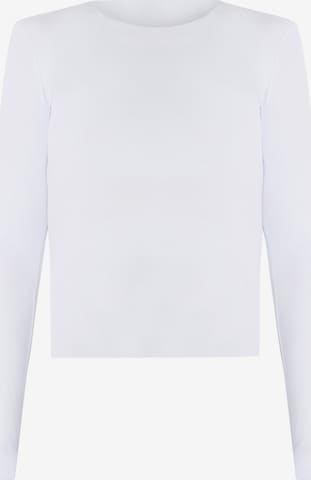 Pull-over No Matter What en blanc : devant