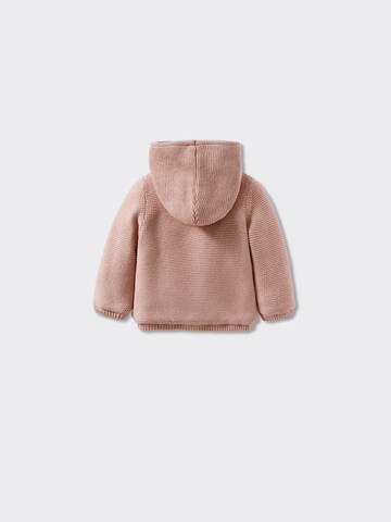 MANGO KIDS Knit Cardigan 'Tori' in Pink